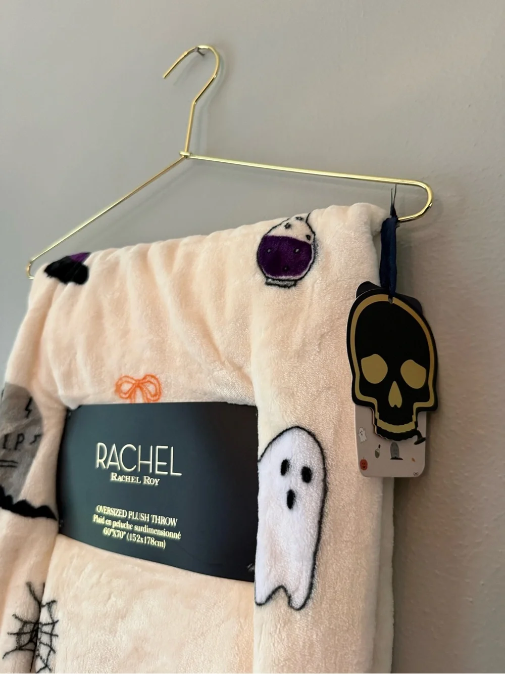 RACHEL by Rachel Roy Halloween Plush Throw Blanket